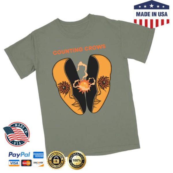 Counting Crows Store Merch Flowers In Their Eyes T-Shirt