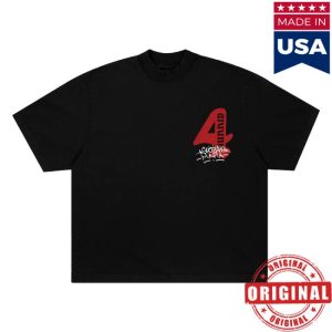 4Hunnid Merch Store Shop 4Hunnid X Shoreline Mafia 4 Tee Black