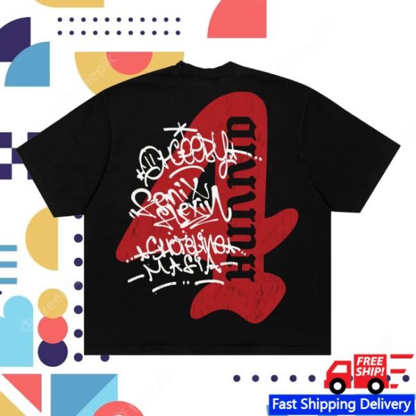 4Hunnid Merch Store Shop 4Hunnid X Shoreline Mafia 4 Tee Black