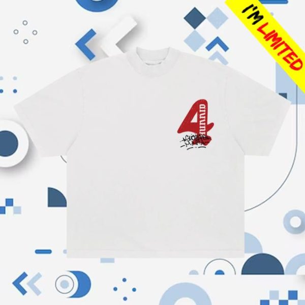 4Hunnid Merch Store Shop 4Hunnid X Shoreline Mafia Tee White