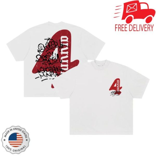 4Hunnid Merch Store Shop 4Hunnid X Shoreline Mafia Tee White