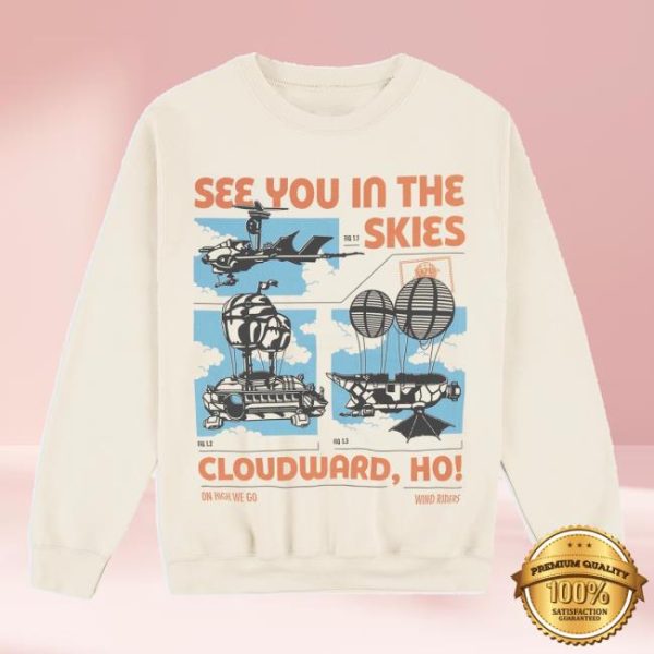 Dropout Tv Merch Store Shop See You In The Skies Crewneck