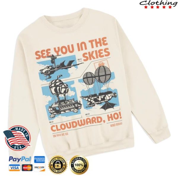 Dropout Tv Merch Store Shop See You In The Skies Crewneck