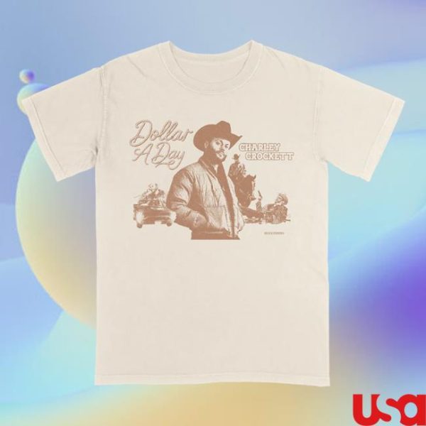 Charley Crockett Store Merch Dollar A Day Tee