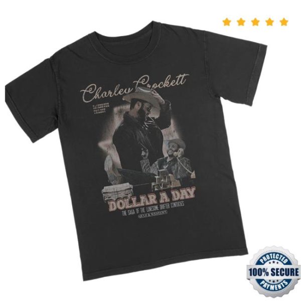 Charley Crockett Store Merch The Saga Continues Tee