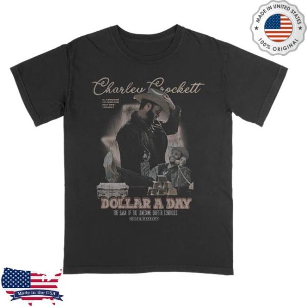 Charley Crockett Store Merch The Saga Continues Tee