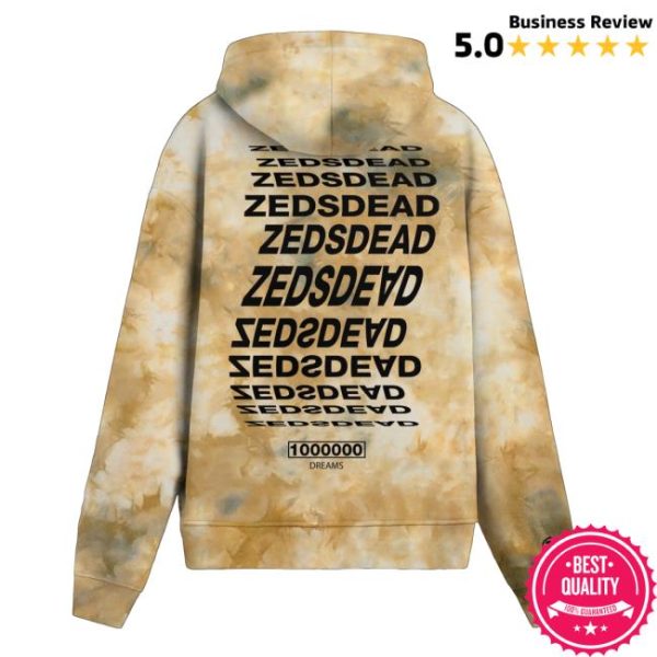 Zeds Dead Official Store Merch Shop Zeds Dead Dream Tree Tie Dye Hoodie