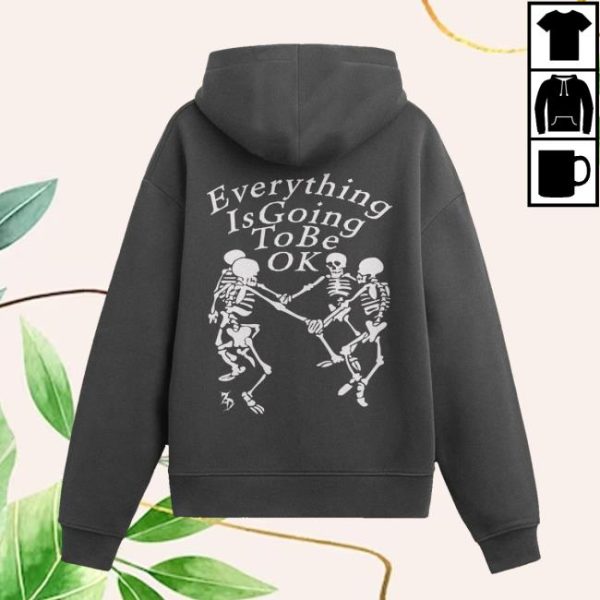 Zeds Dead Official Store Merch Shop Zeds Dead Everything Is Ok Premium Heavyweight Hoodie