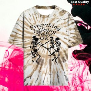 Zeds Dead Official Store Merch Shop Zeds Dead Everything Is Ok Tie Dye Tee