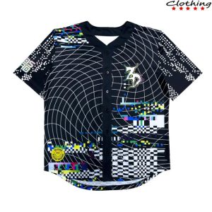 Zeds Dead Official Store Merch Shop Zeds Dead Glitch Baseball Jersey