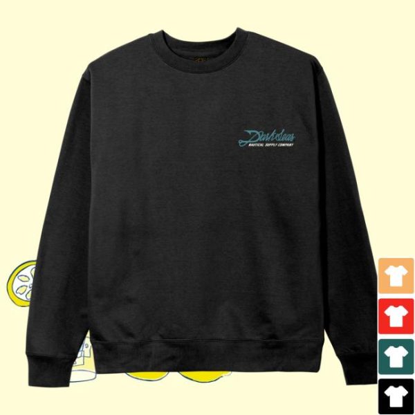 Dark Seas Store Merch Fish Hook Crewneck