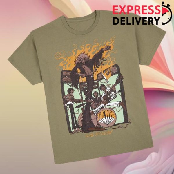The Who Official Store Merch Shop 1970 The Who Live At Leeds T-Shirt