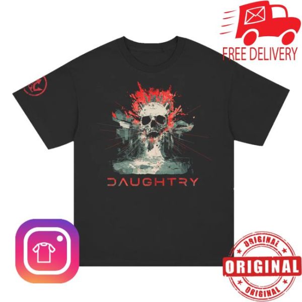 Daughtry Official Merch Store Shop The Dam T-Shirt Black