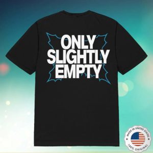 Down Right Merch White Reaper Only Slightly Empty Tee