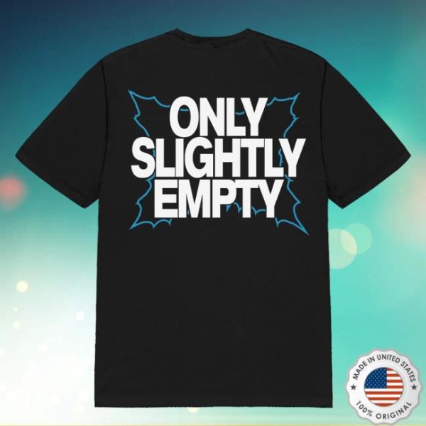 Down Right Merch White Reaper Only Slightly Empty Tee
