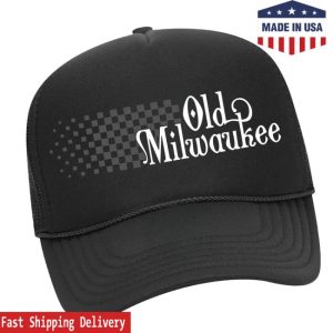 Old Milwaukee Store Merch Drift Racing Black Trucker Hat