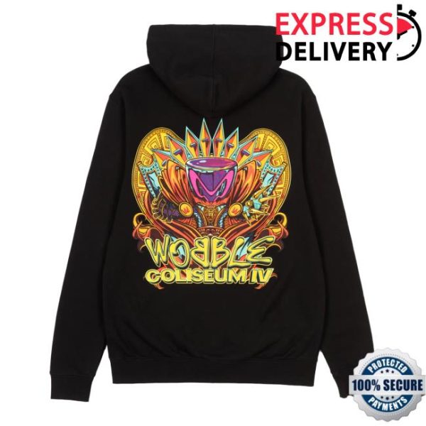 Ganja White Night Store Merch Wobble Coliseum Iv Zip Hoodie
