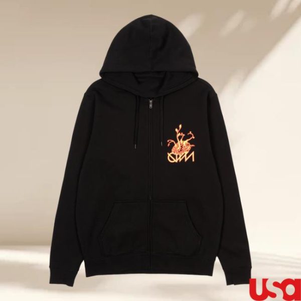 Ganja White Night Store Merch Wobble Coliseum Iv Zip Hoodie
