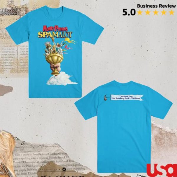 Broadwayworld Shop Store Spamalot Logo Tee