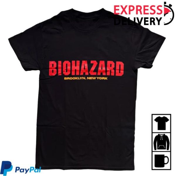 Twisted Thread Store Merch Biohazard – Brooklyn Ny – Black T-Shirt