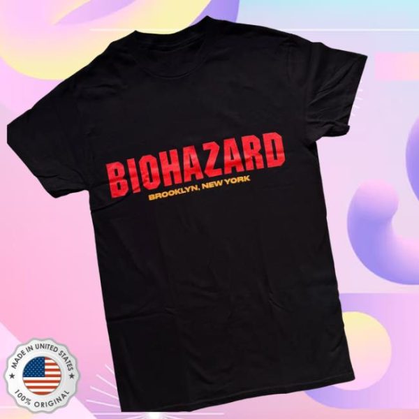 Twisted Thread Store Merch Biohazard – Brooklyn Ny – Black T-Shirt