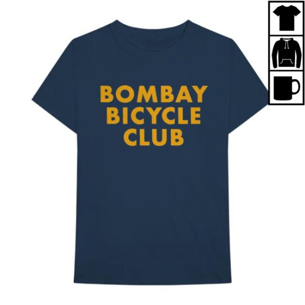 Bombay Bicycle Store Merch Navy Logo T Shirt