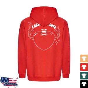 Ragnboneman Store Merch I Believe In Love Red Hoodie