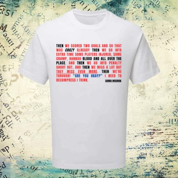 Foudys Store Merch Post Game Sarina Quote T-Shirt