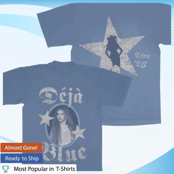 Beyonce Store Merch Par Web Exclusive Blue Tee