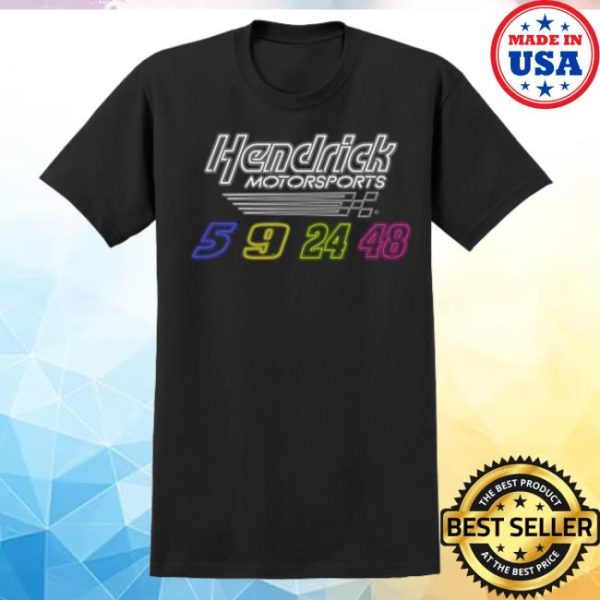 Hendrick Motorsports Store Merch Hendrick Motorsports 2025 4 Car T-Shirt