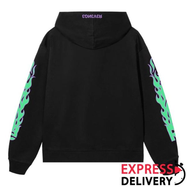 Revenge Store Merch Percocet Zip Black/Green Hoodie