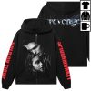 kenny revenge store merch spider monkey zip black red wd
