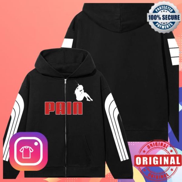 Revenge Store Merch Forever Faster Zip Black/Red Hoodie