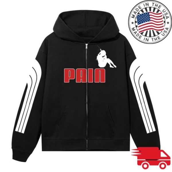 Revenge Store Merch Forever Faster Zip Black/Red Hoodie