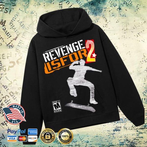 Revenge Store Merch World Destruction Black Hoodie