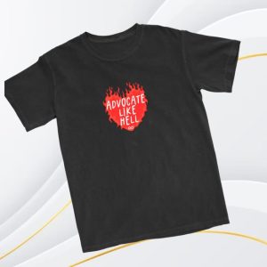 Inclusive Neuroverse Store Merch Advocate Like Hell Heavyweight Adult T-Shirt