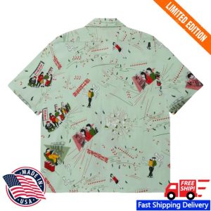Eanbe Store Merch Mint Green Hawaiian Shirt