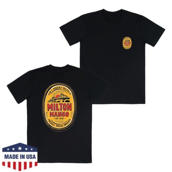 Milton Mango Store Merch Mango Story Black Tee