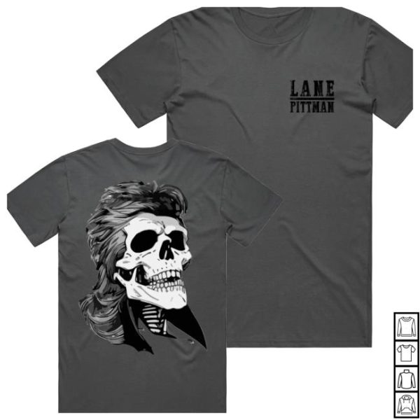 Lane Pittman Store Merch Lane Pittman – Skull Tee Black &White