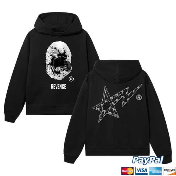Revenge Official Store Merch Shop Baesta Hoodie Black