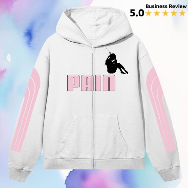 Revenge Official Store Merch Shop Forever Faster Zip White Pink