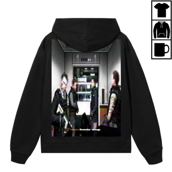 Revenge Official Store Merch Shop No Russian Zip Black