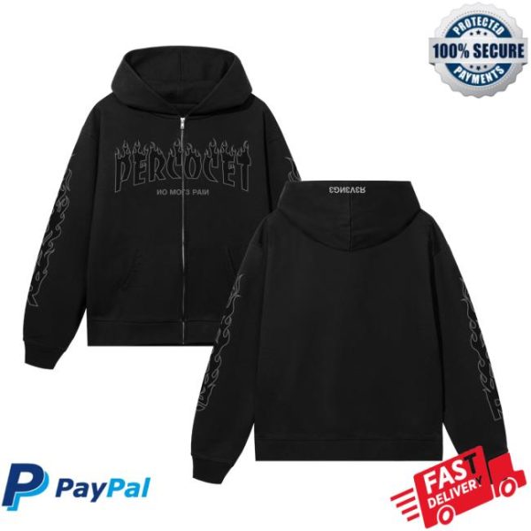 Revenge Official Store Merch Shop Percocet Zip Black Grey
