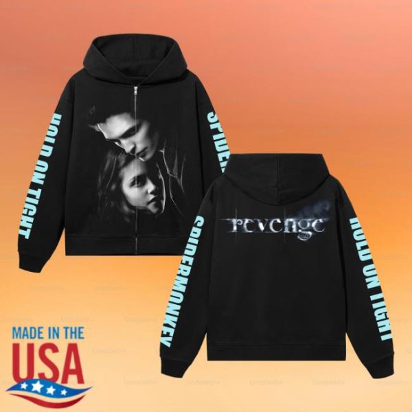Revenge Official Store Merch Shop Spider Monkey Zip Black Blue
