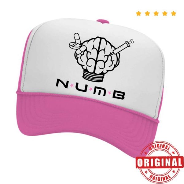 Revenge Merch Lap Dance Trucker Hat Pink