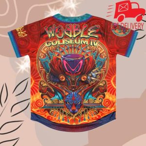 Ganja White Night Store Merch Wobble Coliseum Iv Baseball Jersey