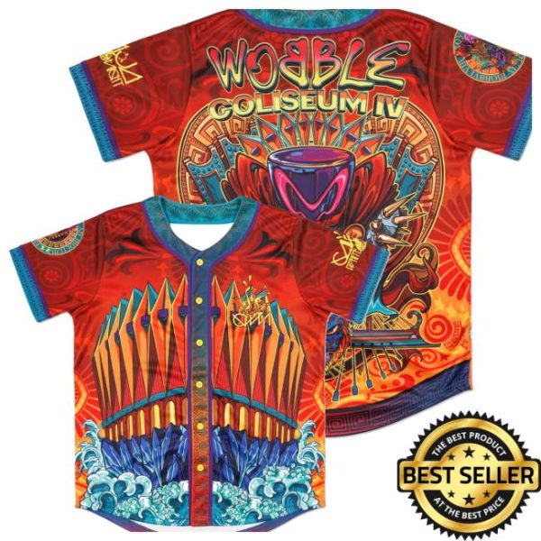 Ganja White Night Store Merch Wobble Coliseum Iv Baseball Jersey