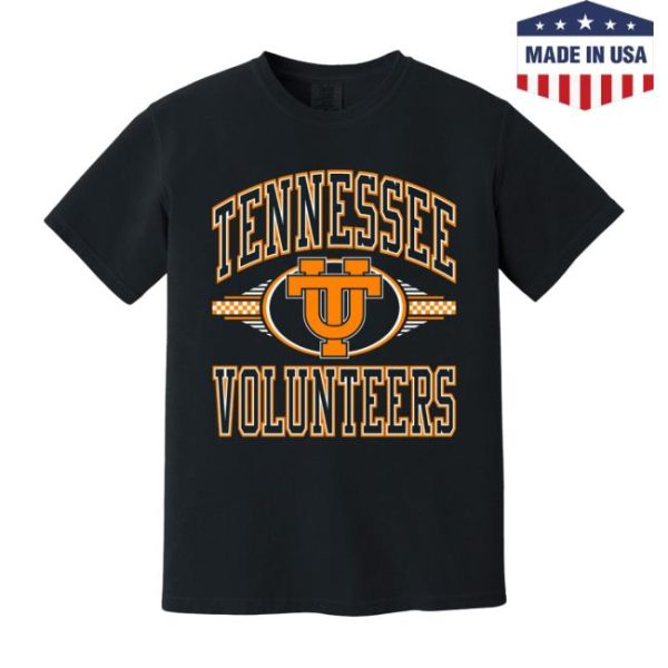 Utvolshop Store Merch Comfort Colors Outline Arch With Interlocking Ut Tee