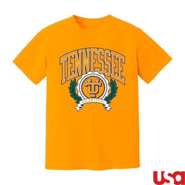 Utvolshop Store Merch Comfort Colors Arch With Laurel Wreath Tee