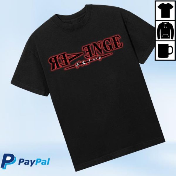 Revenge Official Store Merch Shop L Tee Black Red